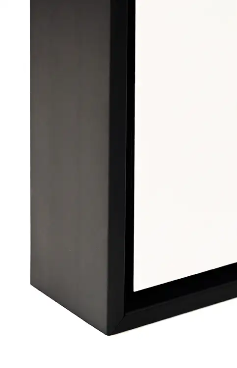 Schattenfugenrahmen schwarz