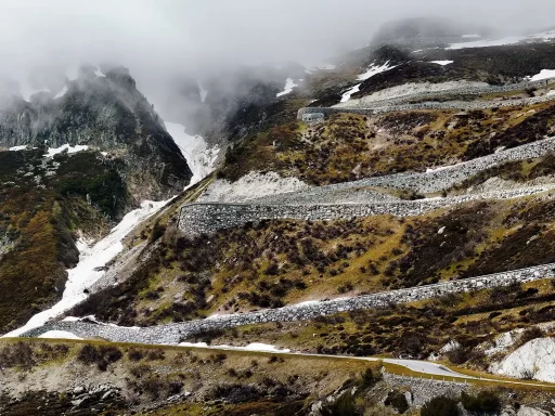 Grimsel Pass, Südrampe, Schweiz