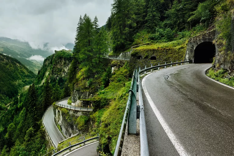Splügen Pass, Südrampe, Italien